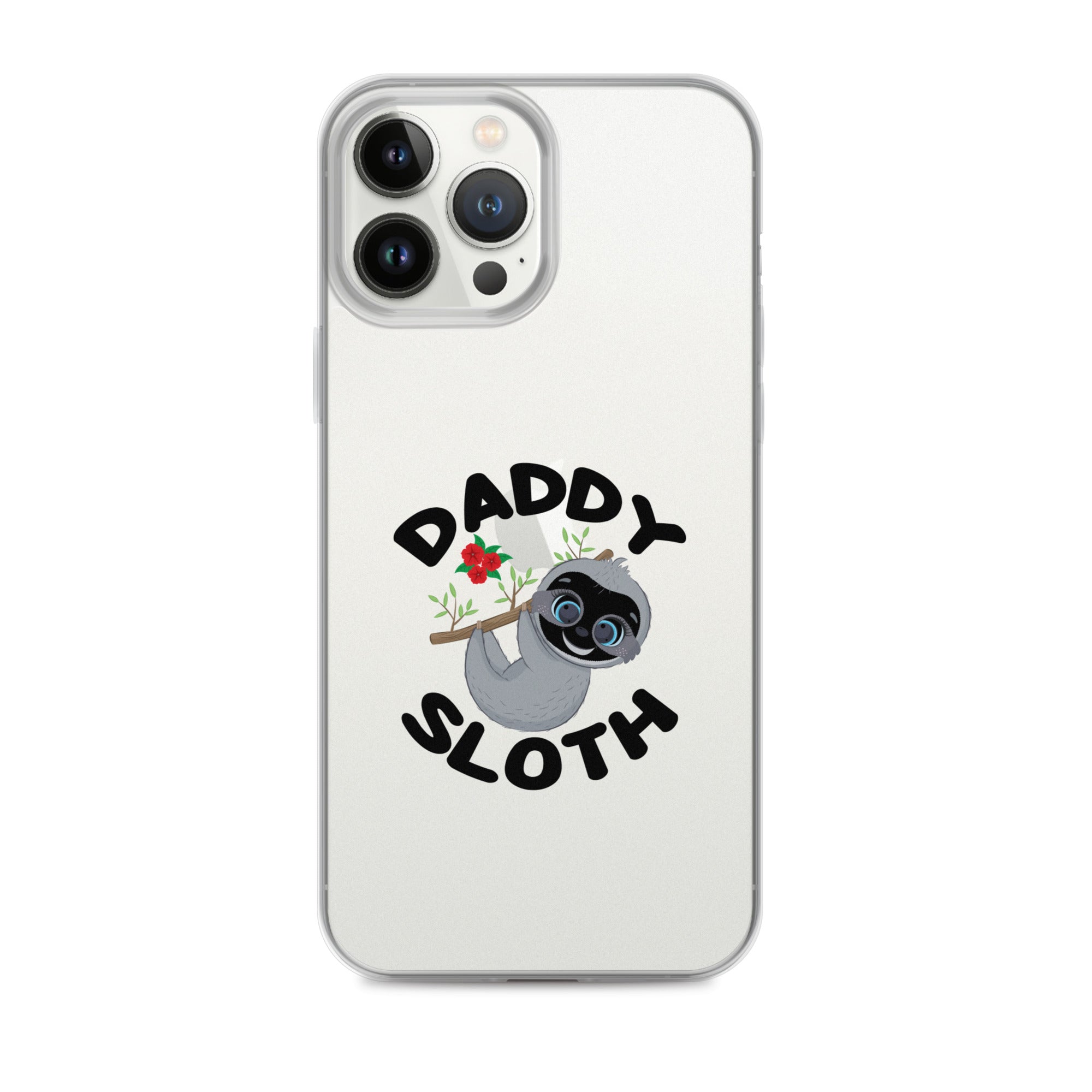 Daddy Sloth Clear Case for iPhone®