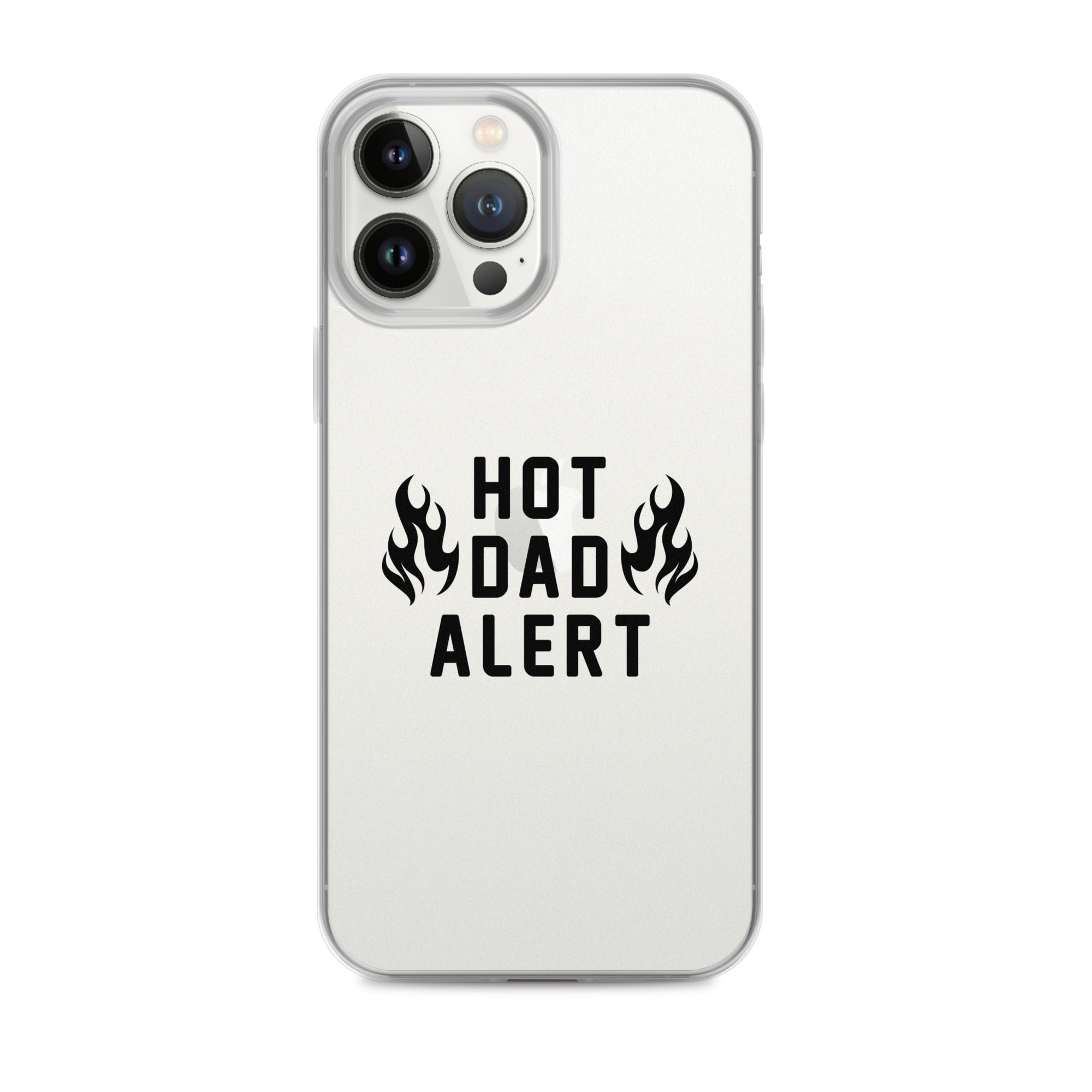 Hot Dad Alert Clear Case for iPhone®