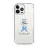 Dad Happy New Pair Of Socks Day I Can't Think Of Anyone More Deserving Clear Case for iPhone®