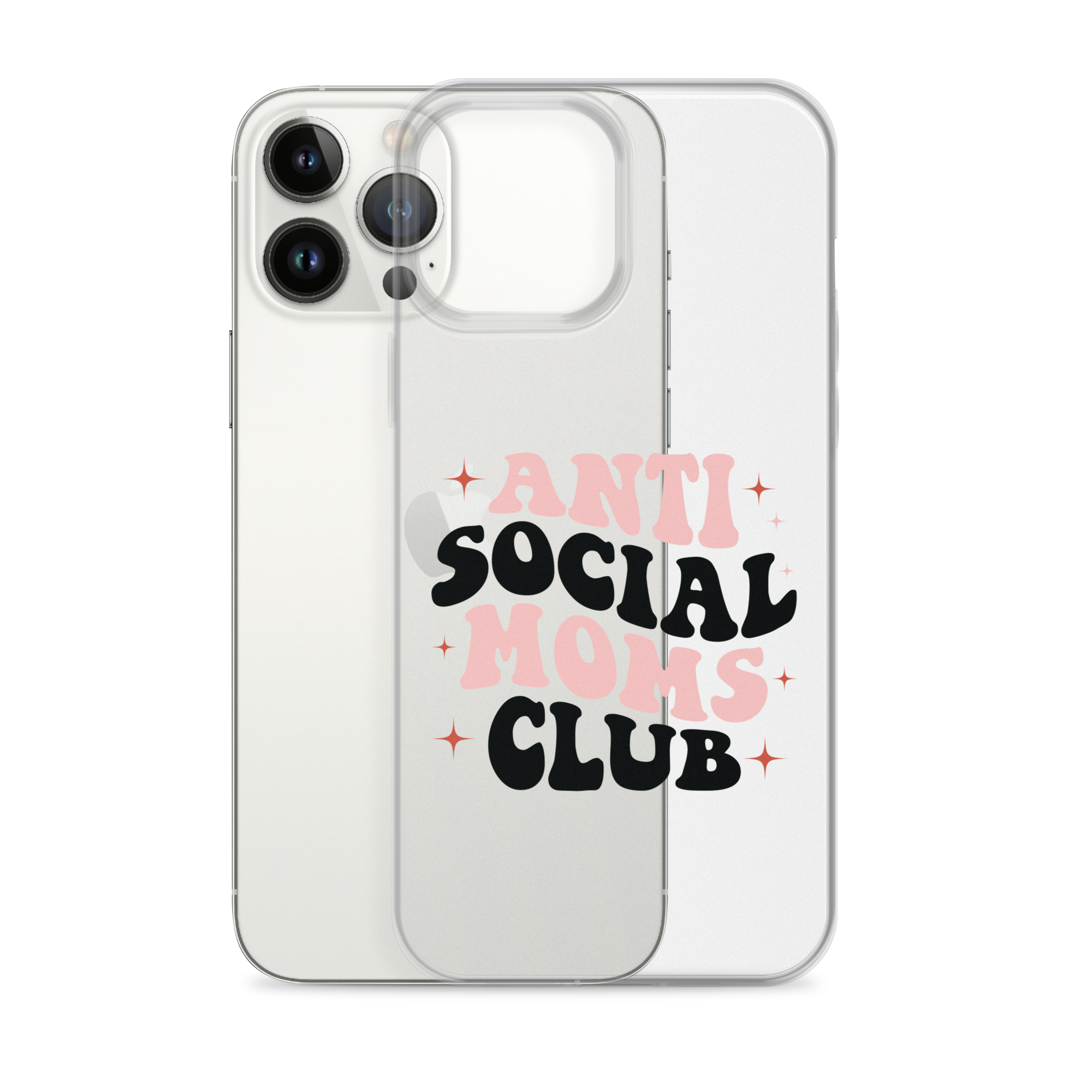 Anti Social Moms Club Clear Case for iPhone®