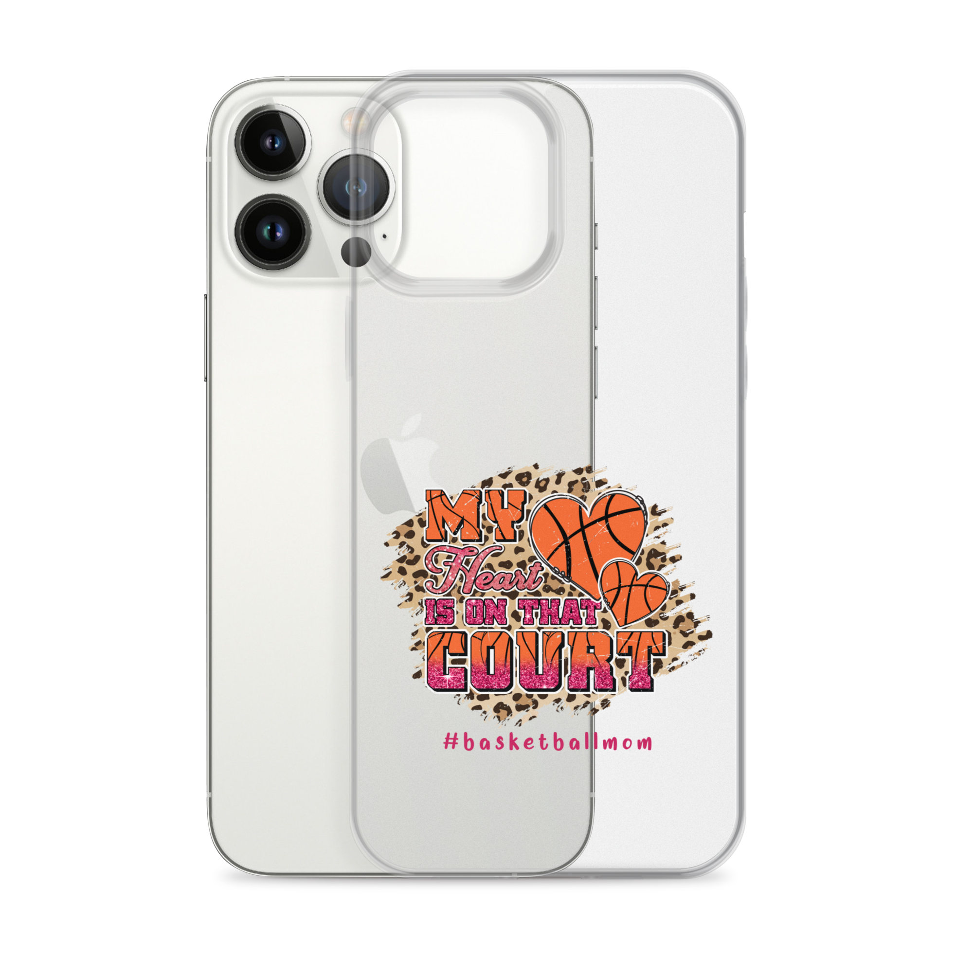 My Heart Is On That Court Clear Case for iPhone®