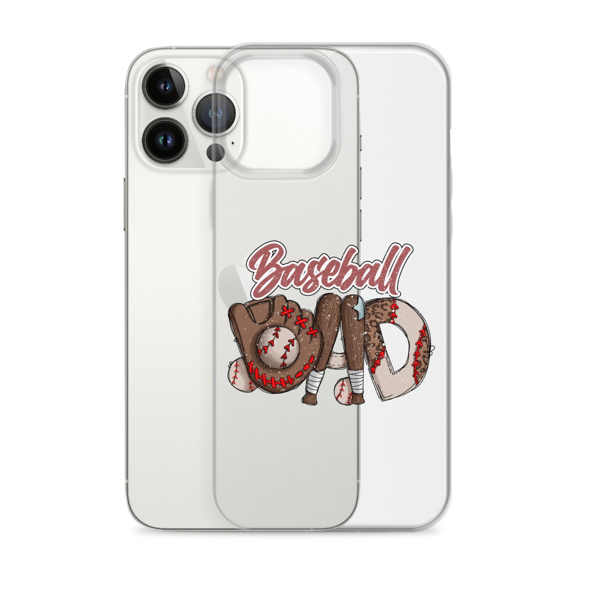 Baseball Dad Clear Case for iPhone®