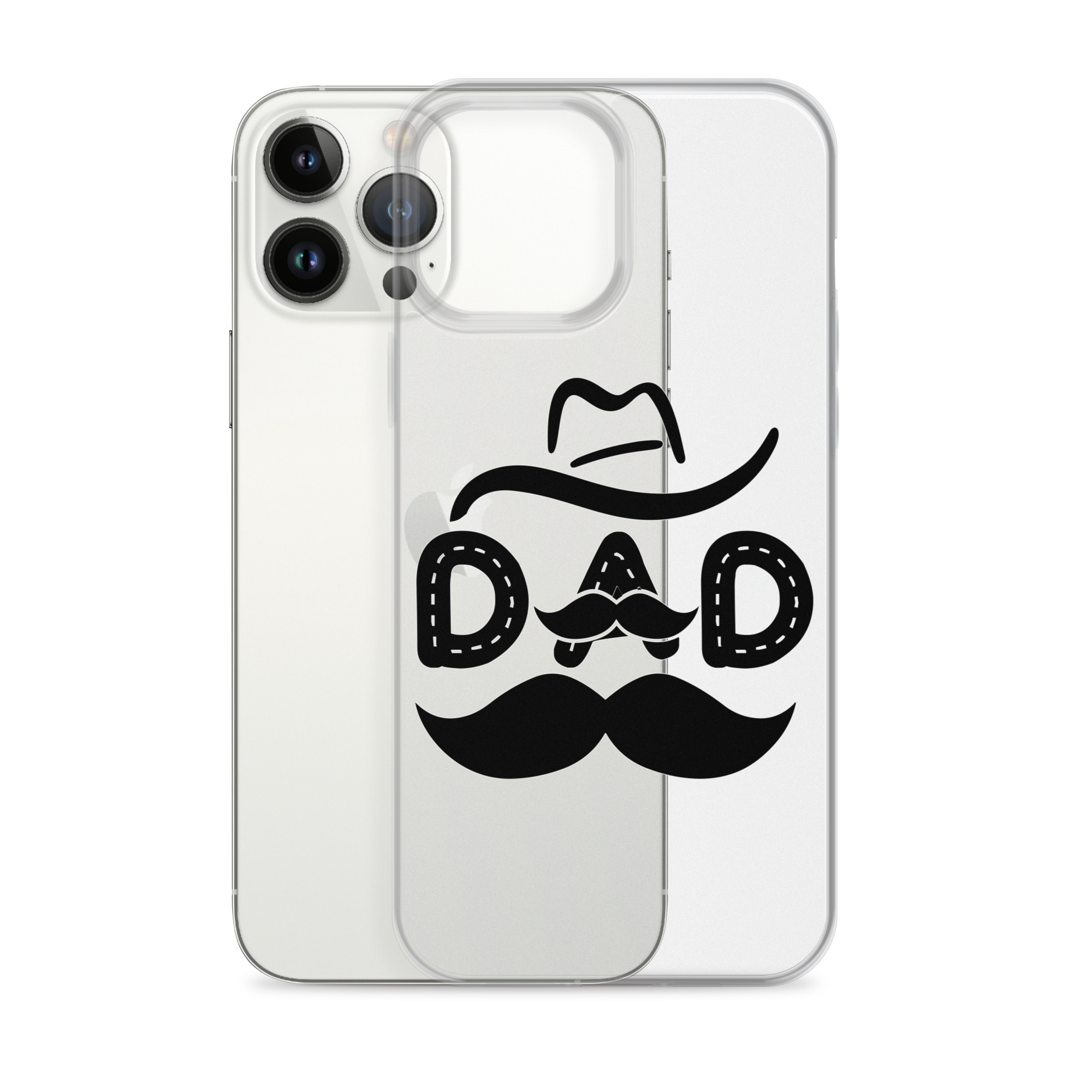 Dad Cowboy Clear Case for iPhone®