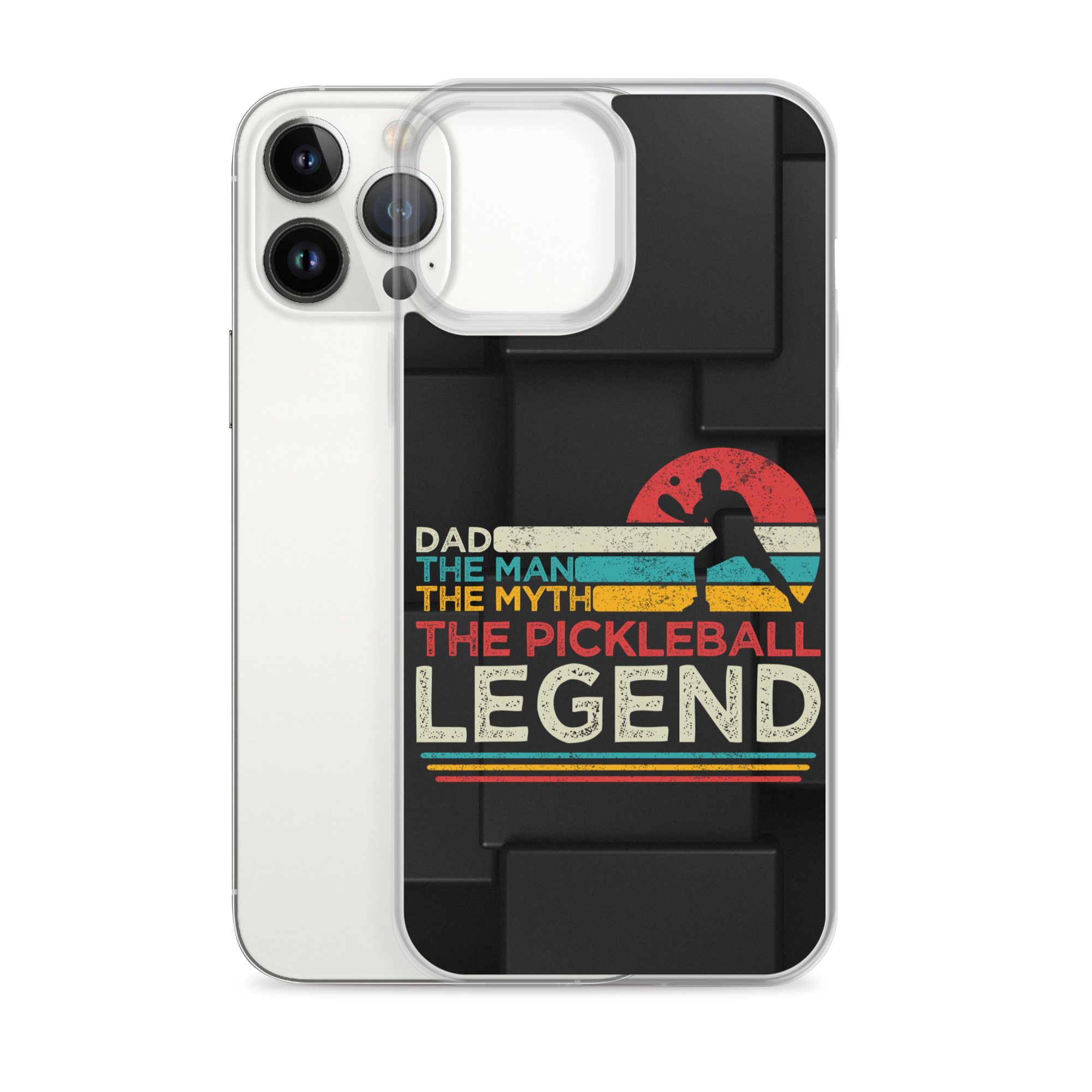 Dad The Man The Myth The Pickleball Legend Clear Case for iPhone®