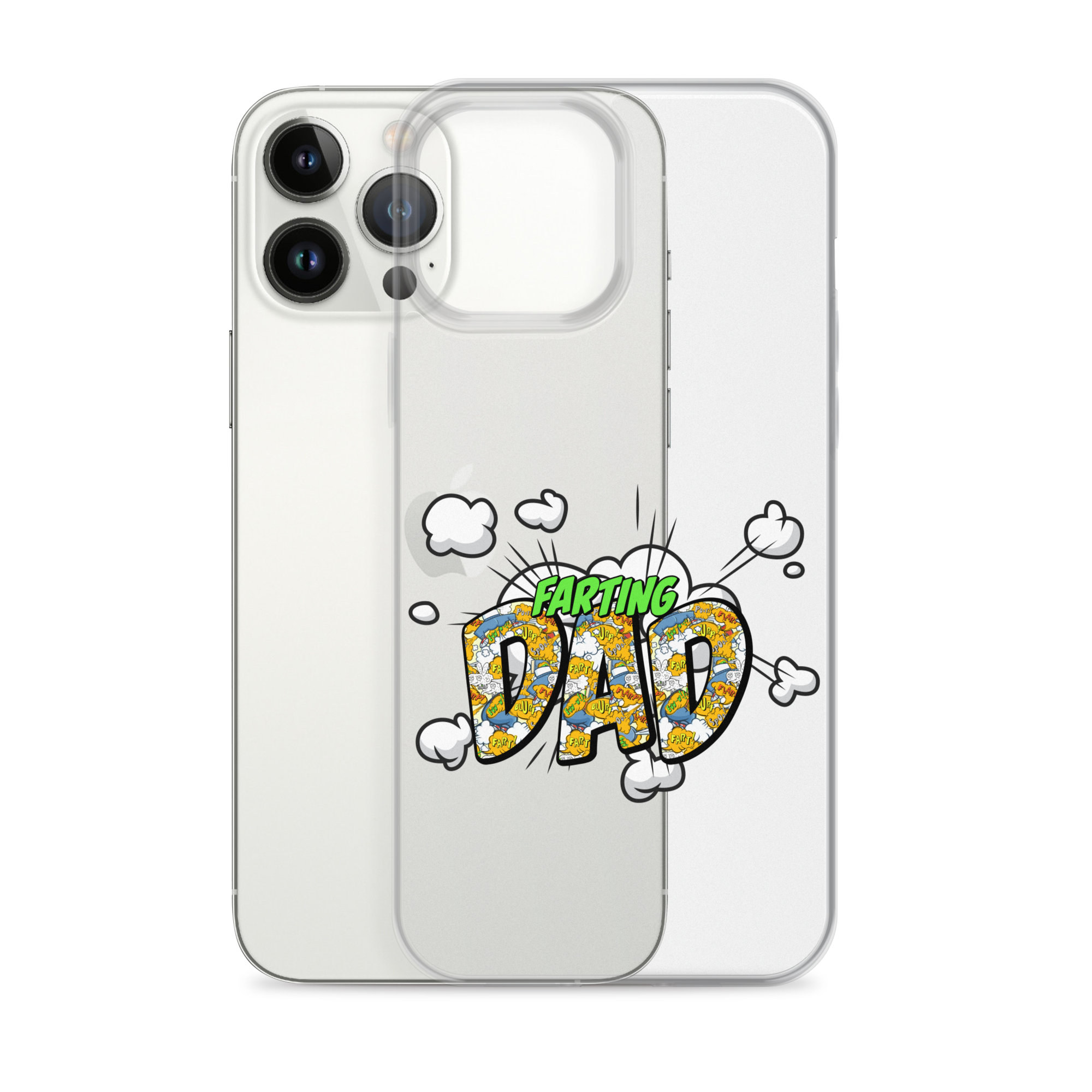 Farting Dad Clear Case for iPhone®