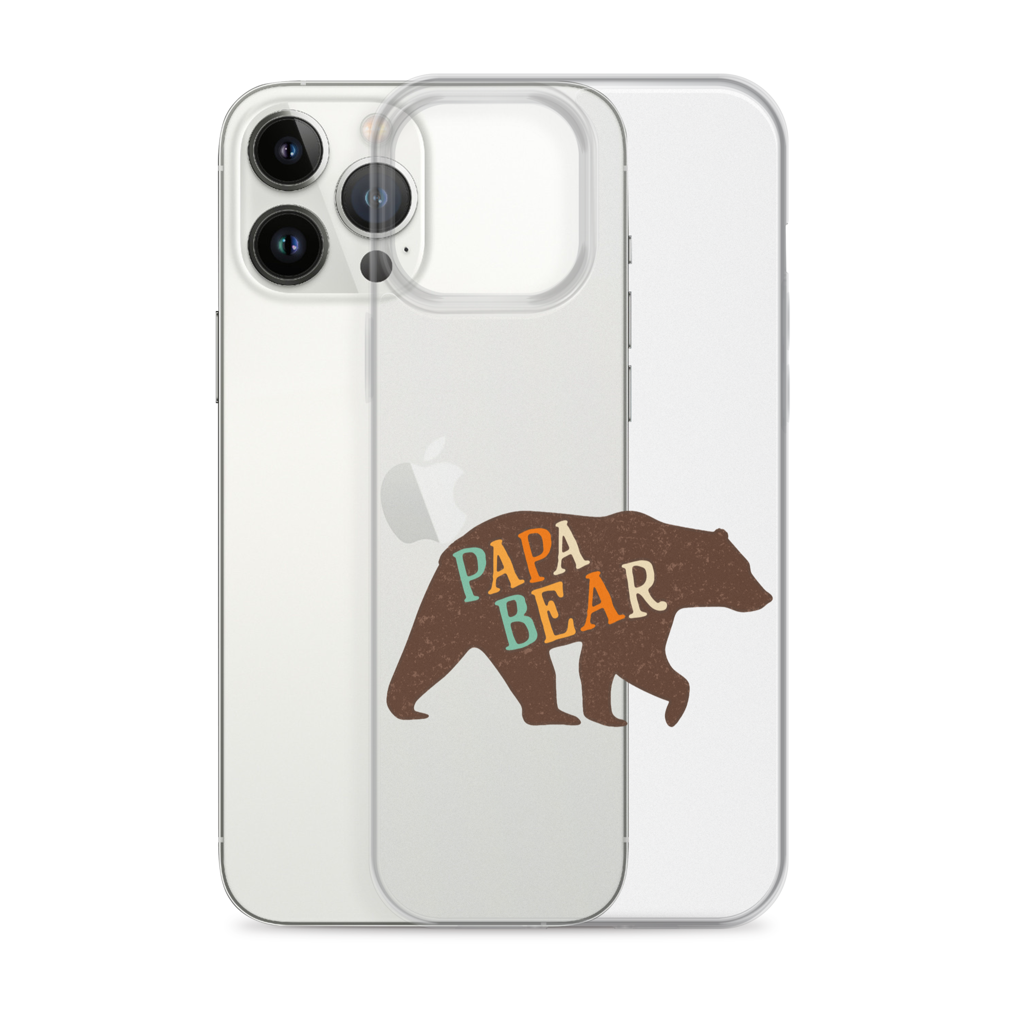 Papa Bear Clear Case for iPhone®