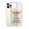 Dad Best Number 1 The Man The Myth The Legend Clear Case for iPhone®