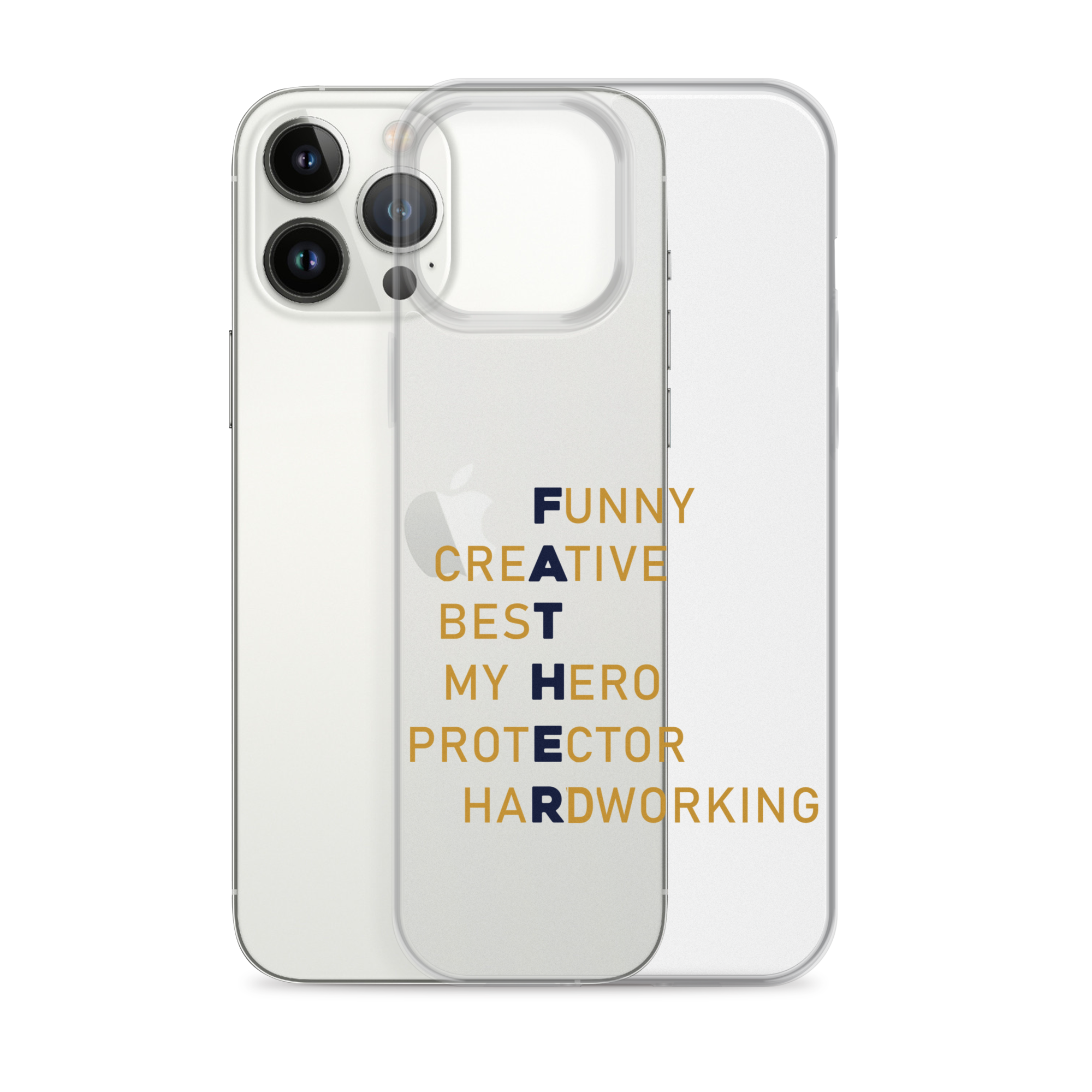 Funny Creative Best My Hero Protector HardWorking Clear Case for iPhone®