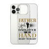 Father And Daughter Tide By Hand Heart To Heart Clear Case for iPhone®