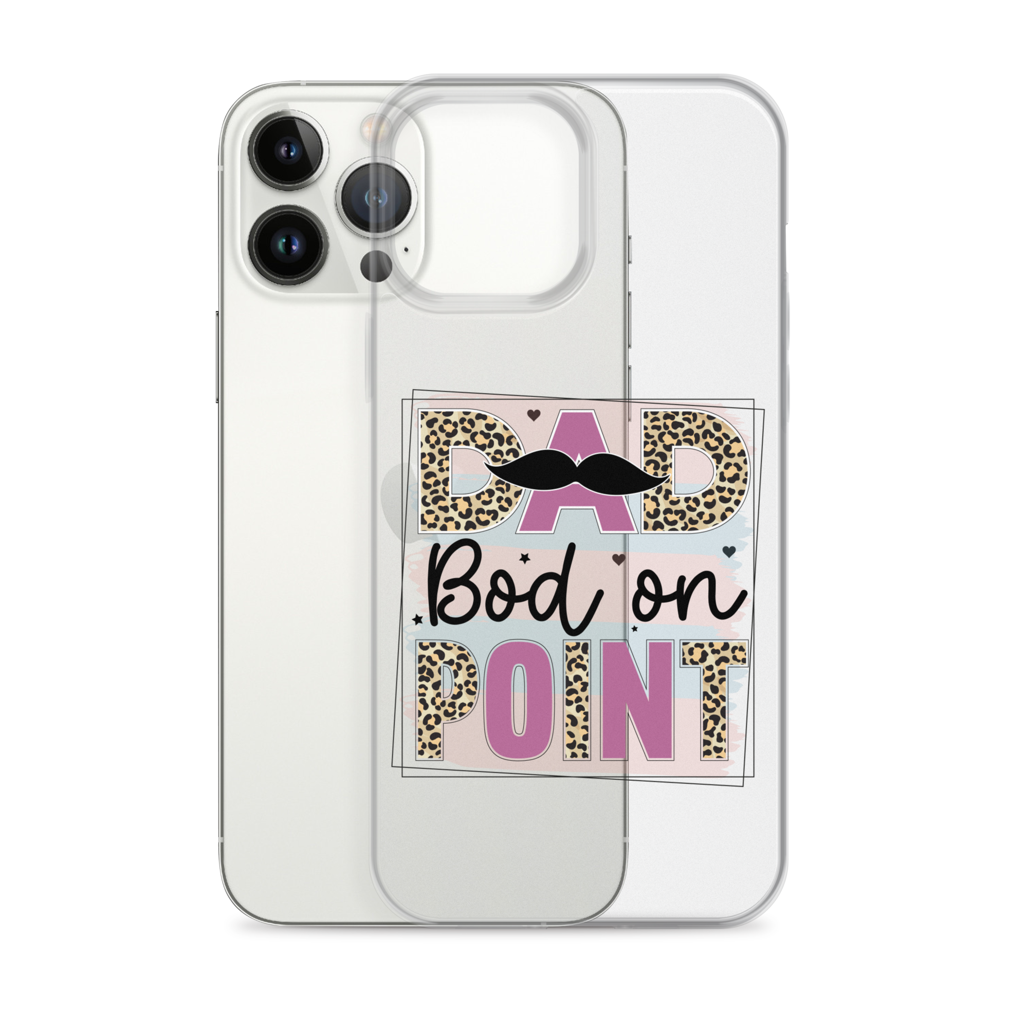 Dad Bod On Point Clear Case for iPhone®