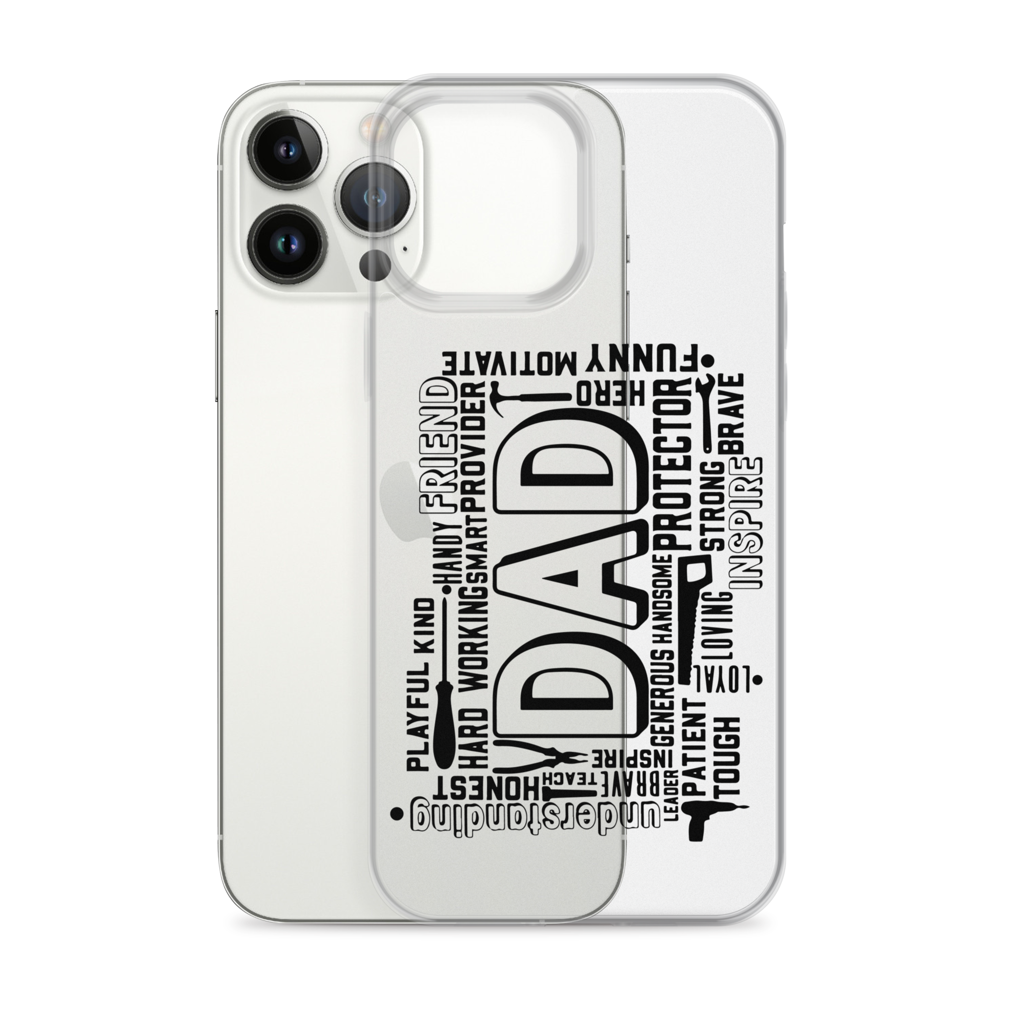 Dad Hardworking Smart Provider Friend Clear Case for iPhone®