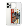 Black Father Matters Clear Case for iPhone®