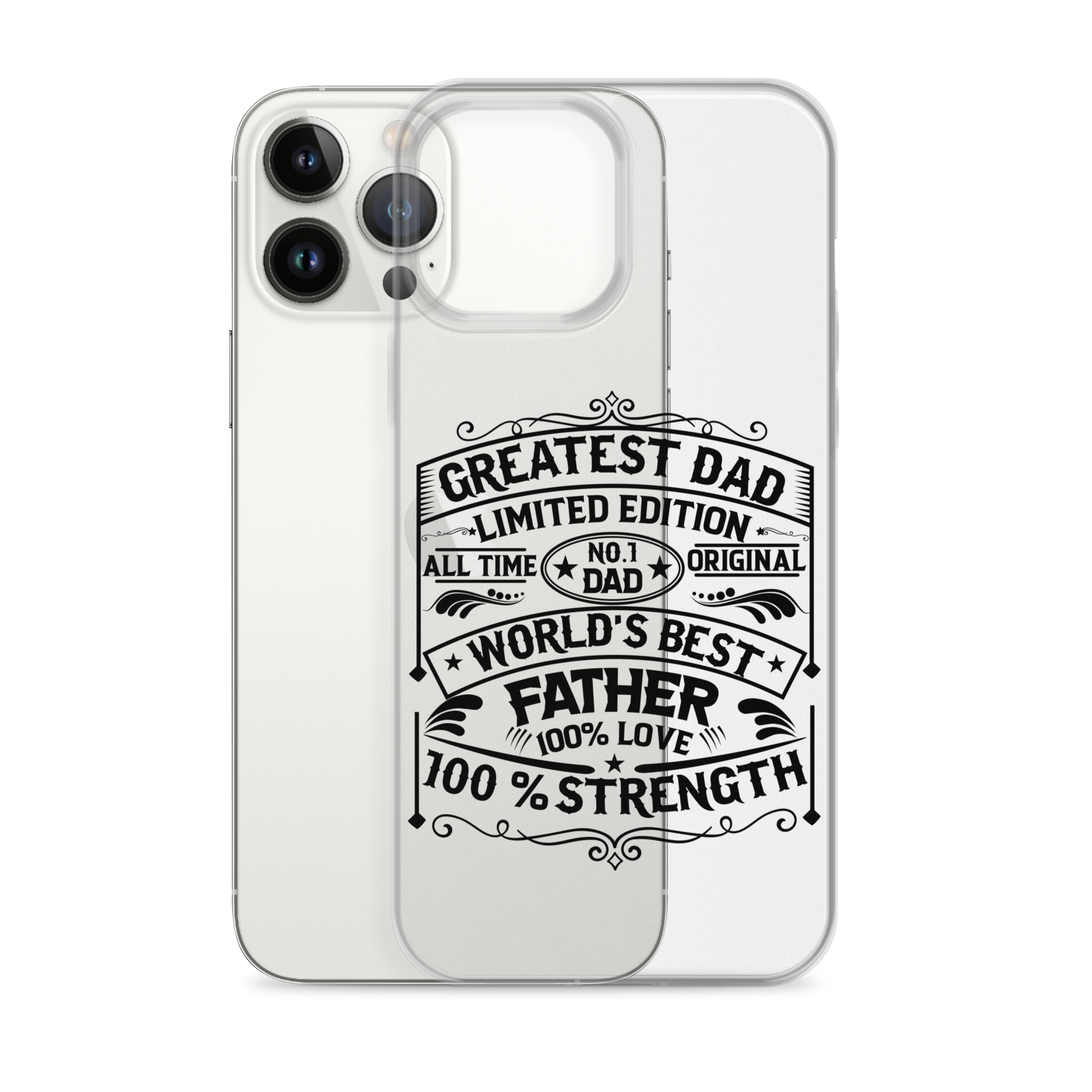 Greatest Dad Limited Edition All Time Clear Case for iPhone®