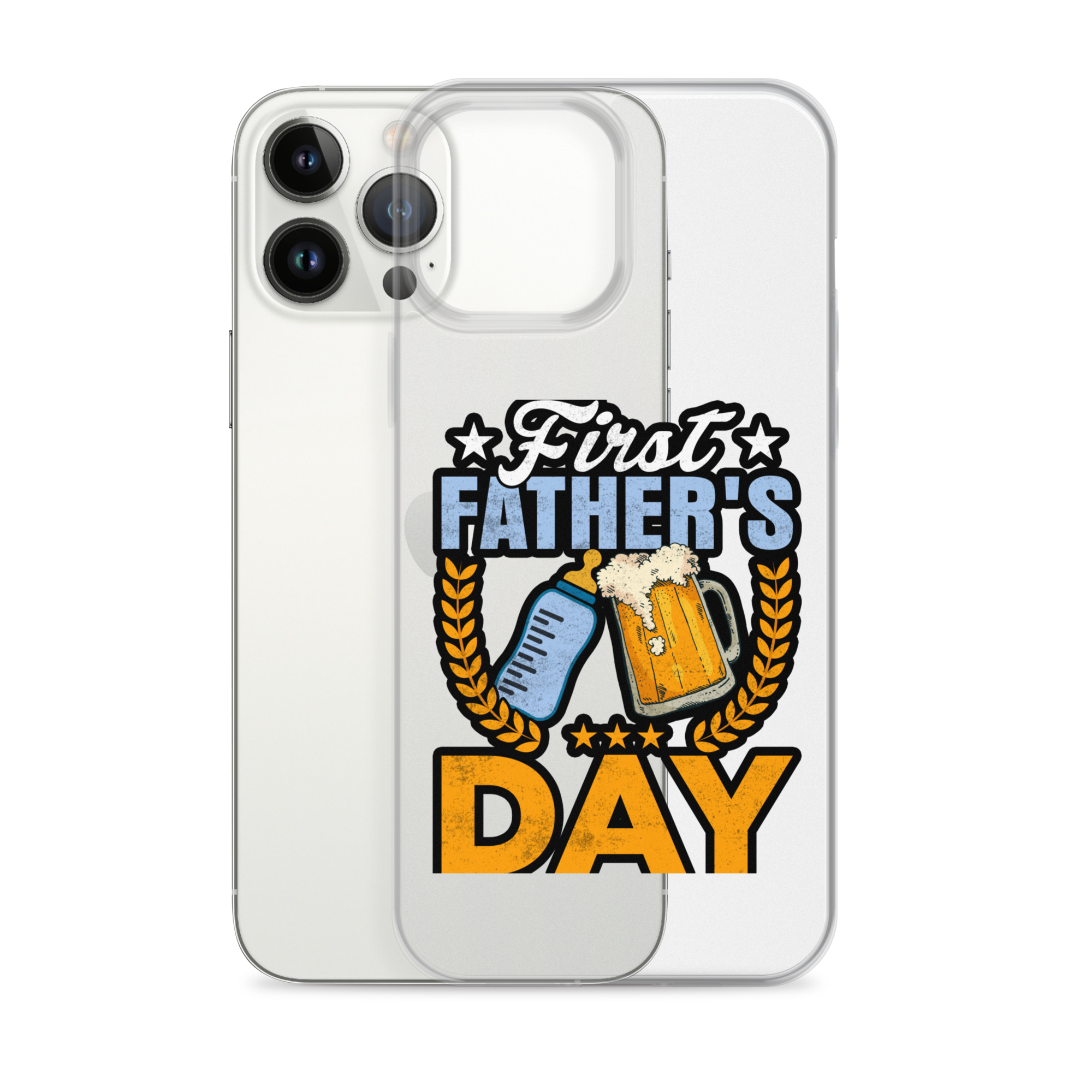 First Father's Day Clear Case for iPhone®