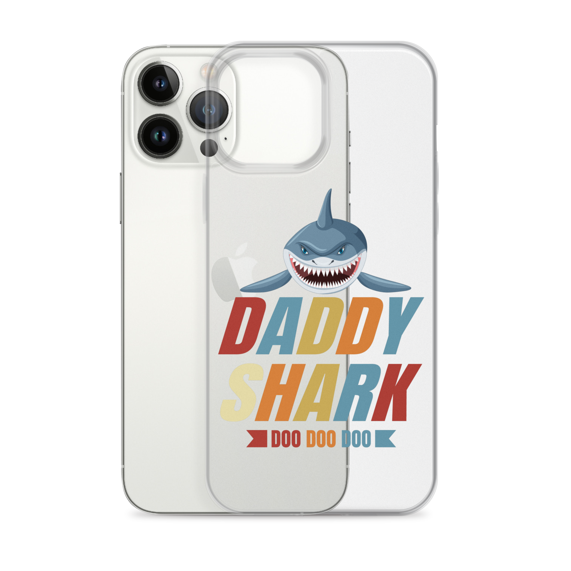 Daddy Shark Doo Doo Doo Clear Case for iPhone®