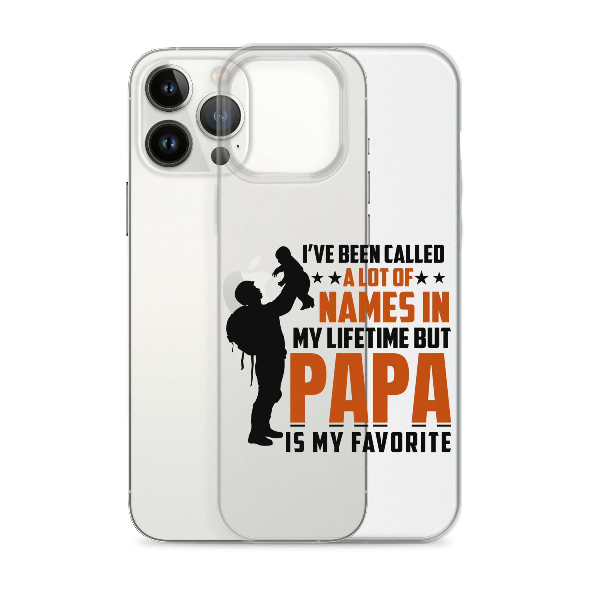 I've Been Called A Lot Of Names In My Lifetime But Papa Is My Favorite Clear Case for iPhone®