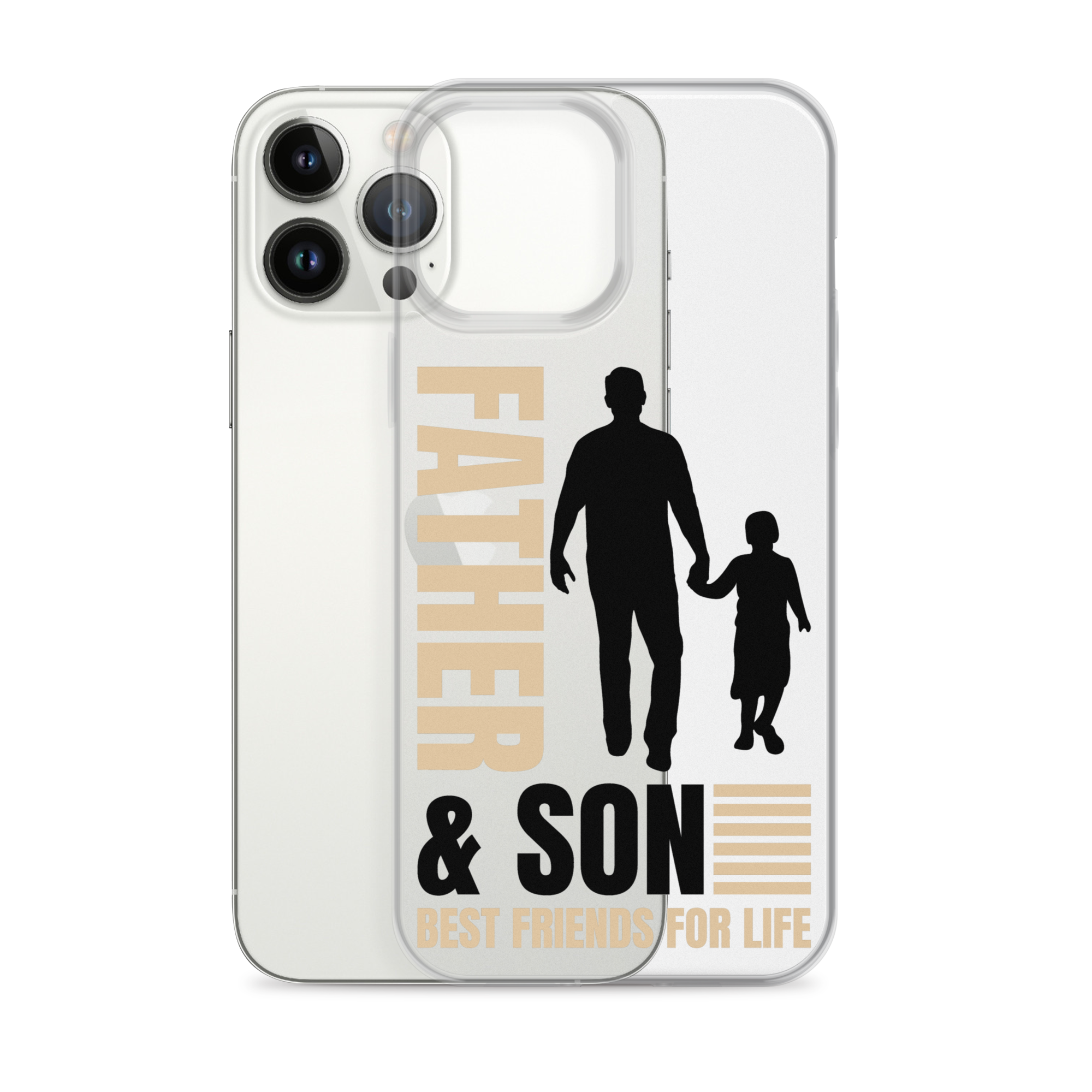 Father & Son Best Friends For Life Clear Case for iPhone®