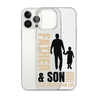 Father & Son Best Friends For Life Clear Case for iPhone®