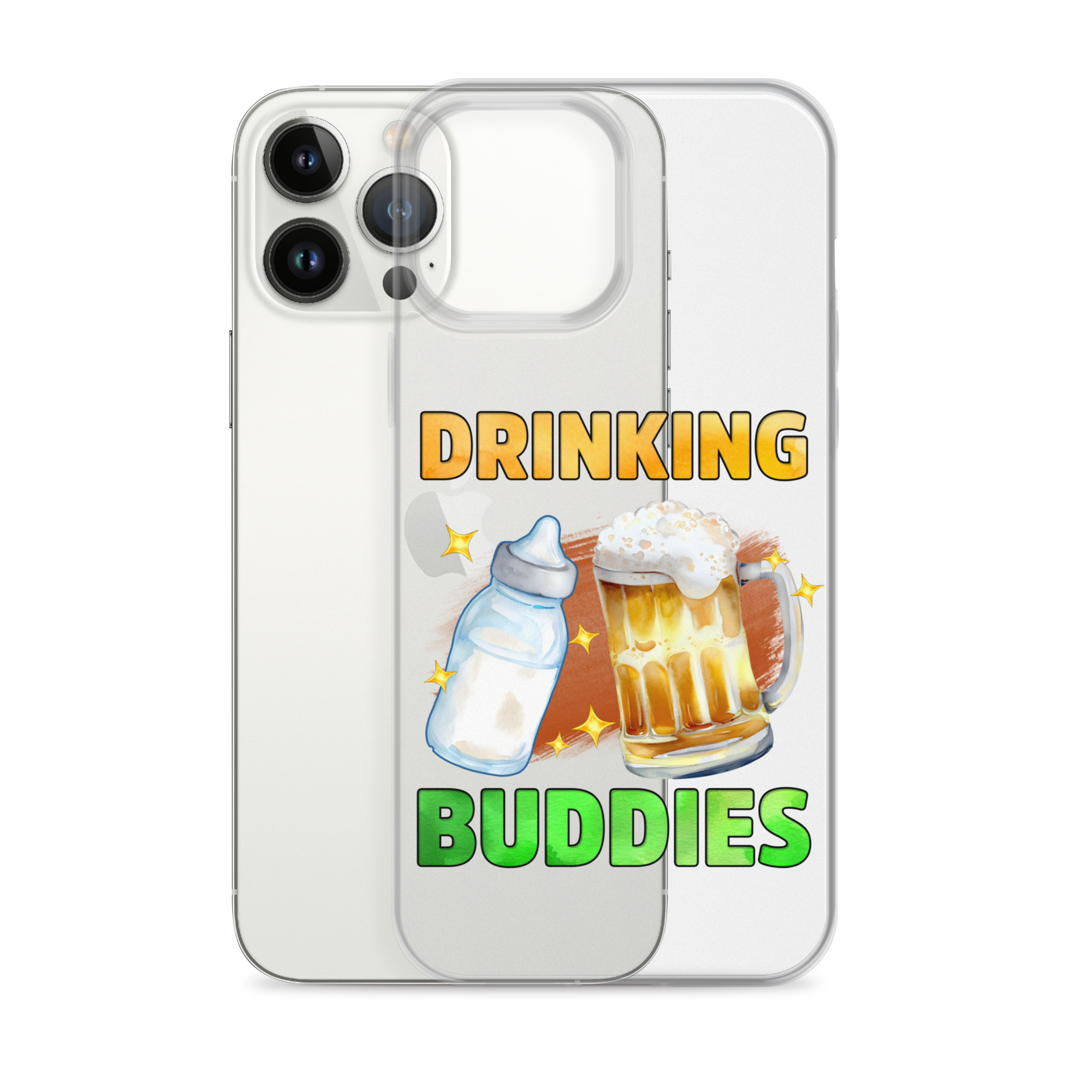 Drinking Buddies Clear Case for iPhone®