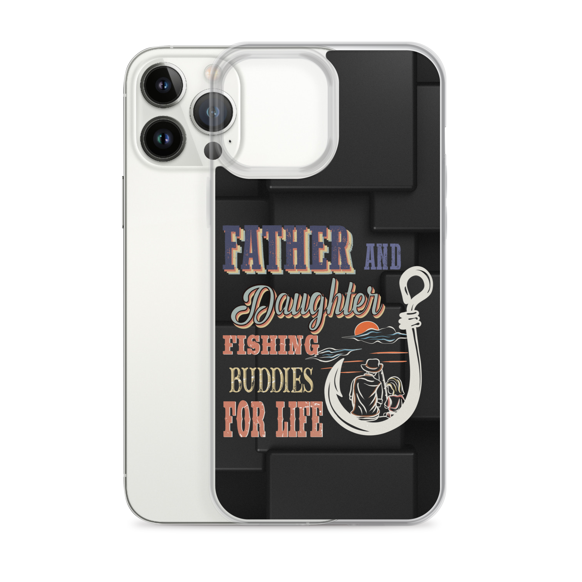 Father And Daughter Fishing Buddies For Life Clear Case for iPhone®