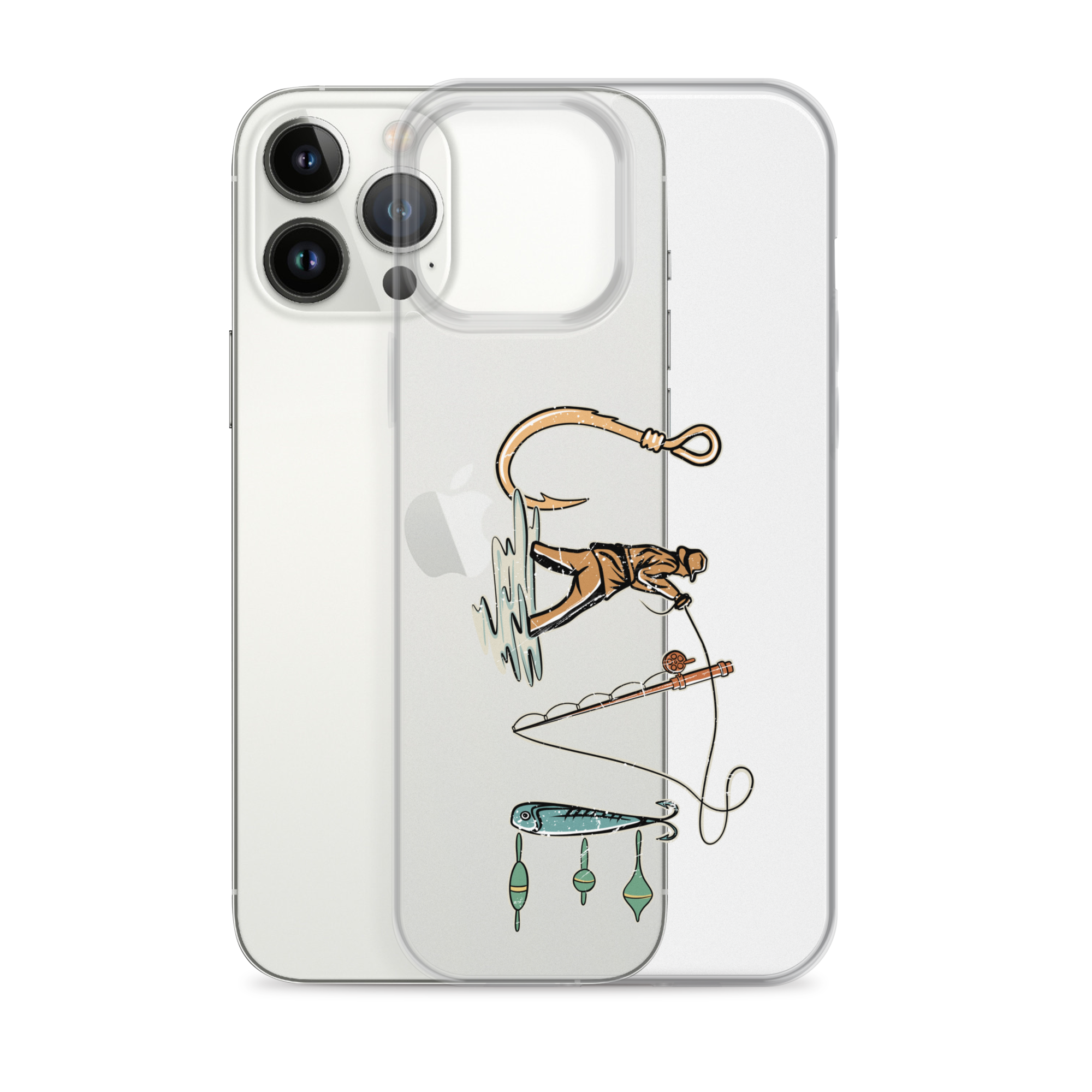 I Love Fishing Clear Case for iPhone®