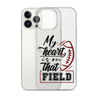 My Heart Is On That Field Clear Case for iPhone®