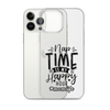 Nap Time Is My Happy Hour Clear Case for iPhone®