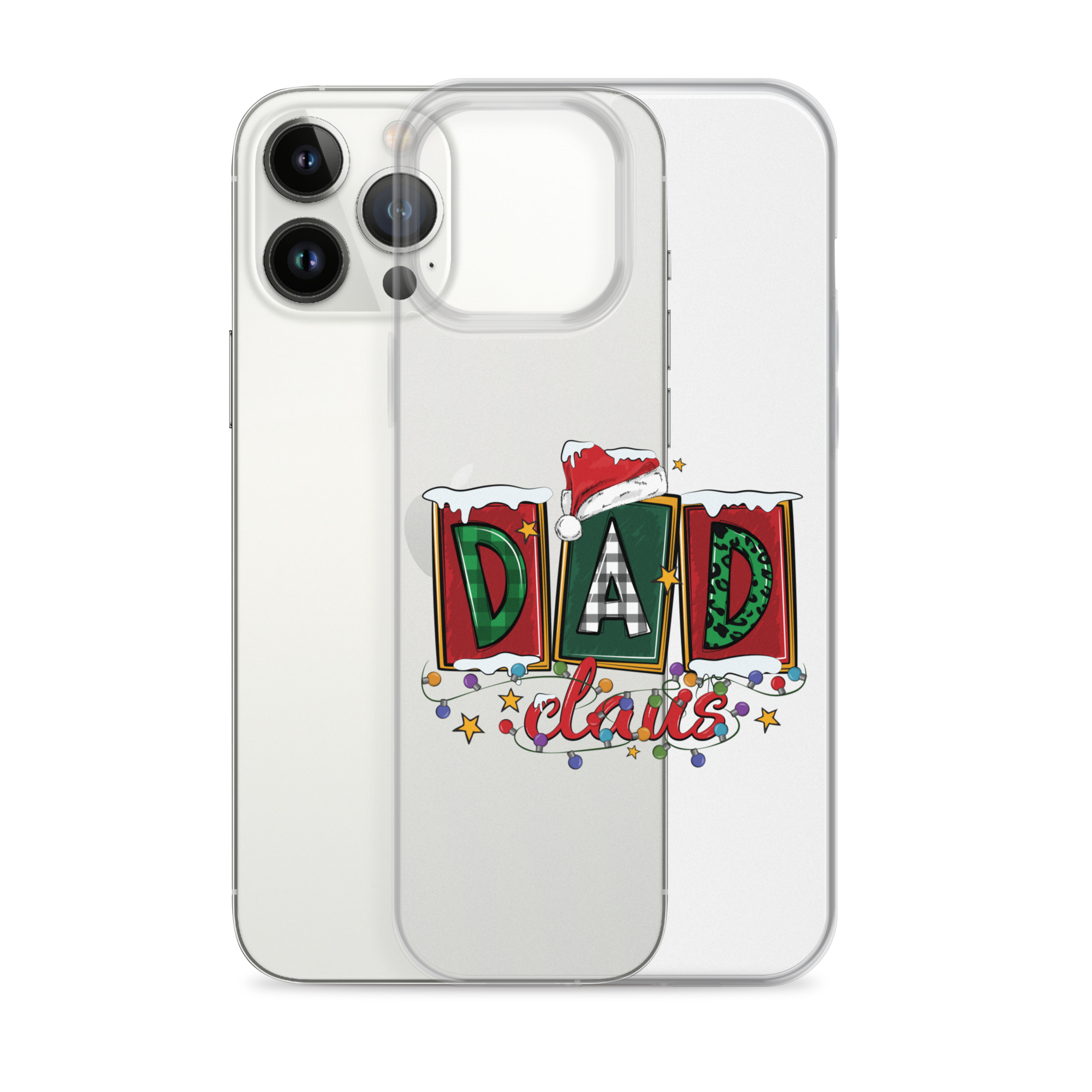 Dad Claus Clear Case for iPhone®