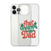 First Christmas As Dad Clear Case for iPhone®