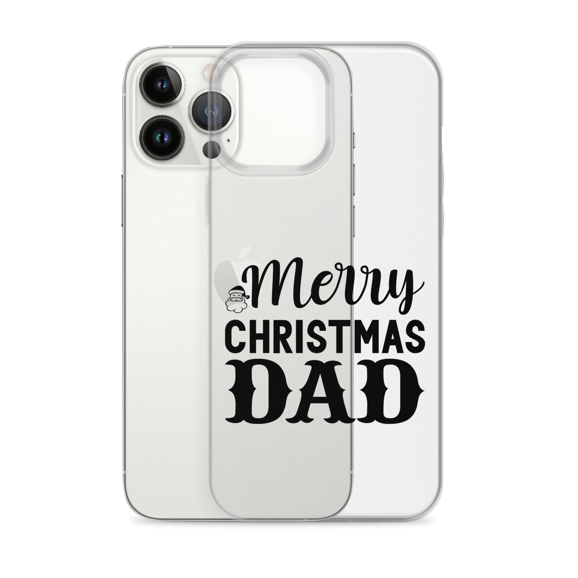 Merry Christmas Dad Clear Case for iPhone®