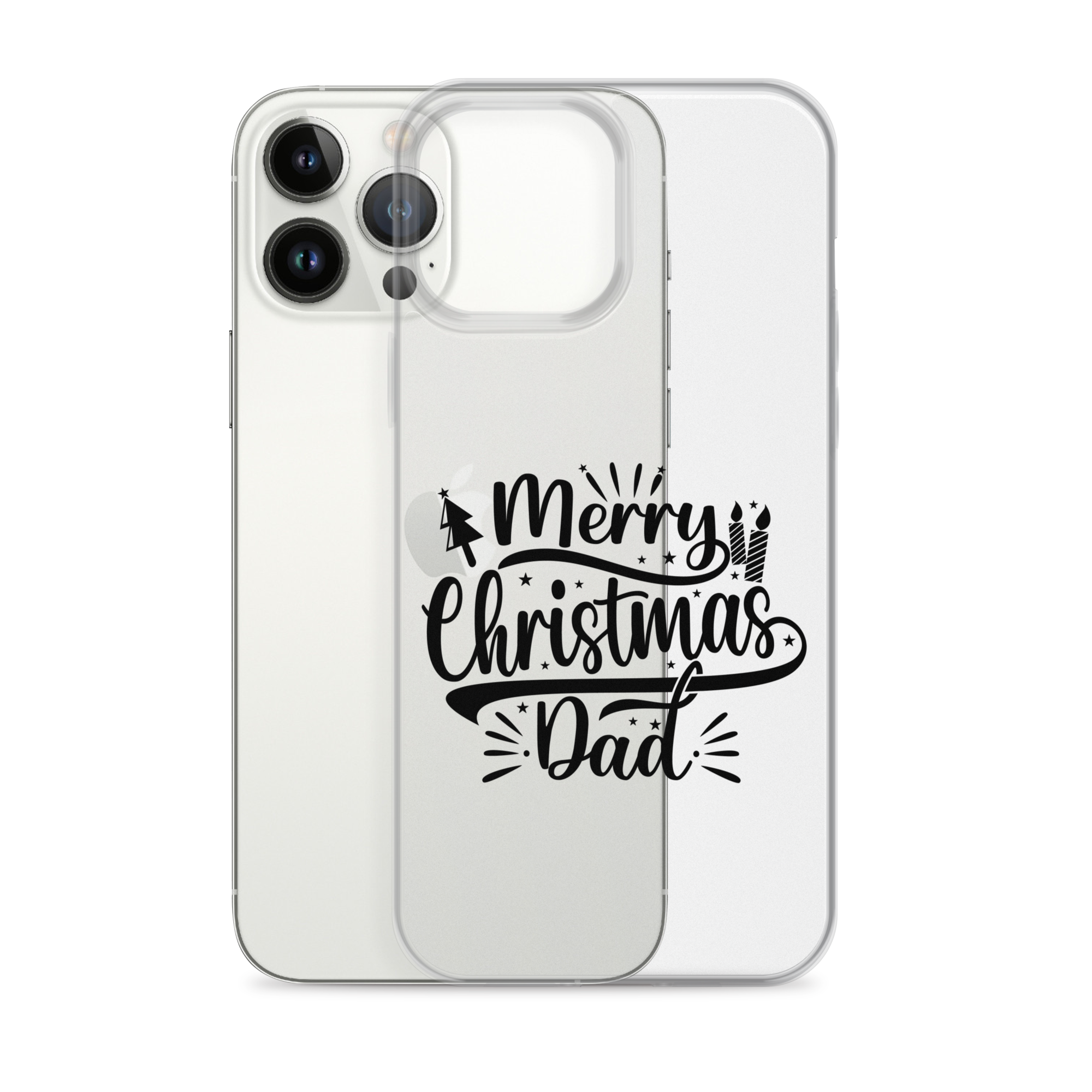 Merry Christmas Dad Clear Case for iPhone®