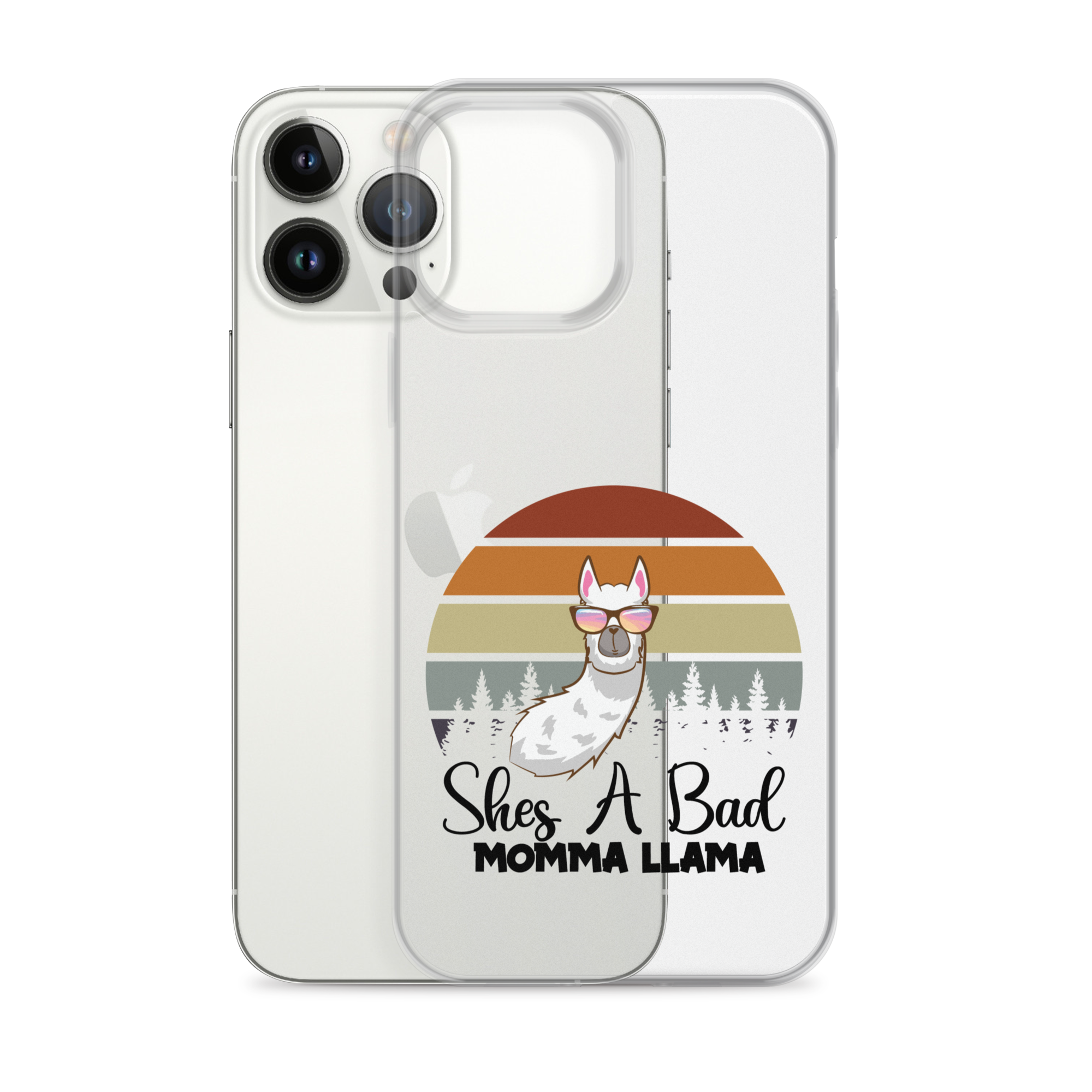 She's A Bad Momma Llama Clear Case for iPhone®