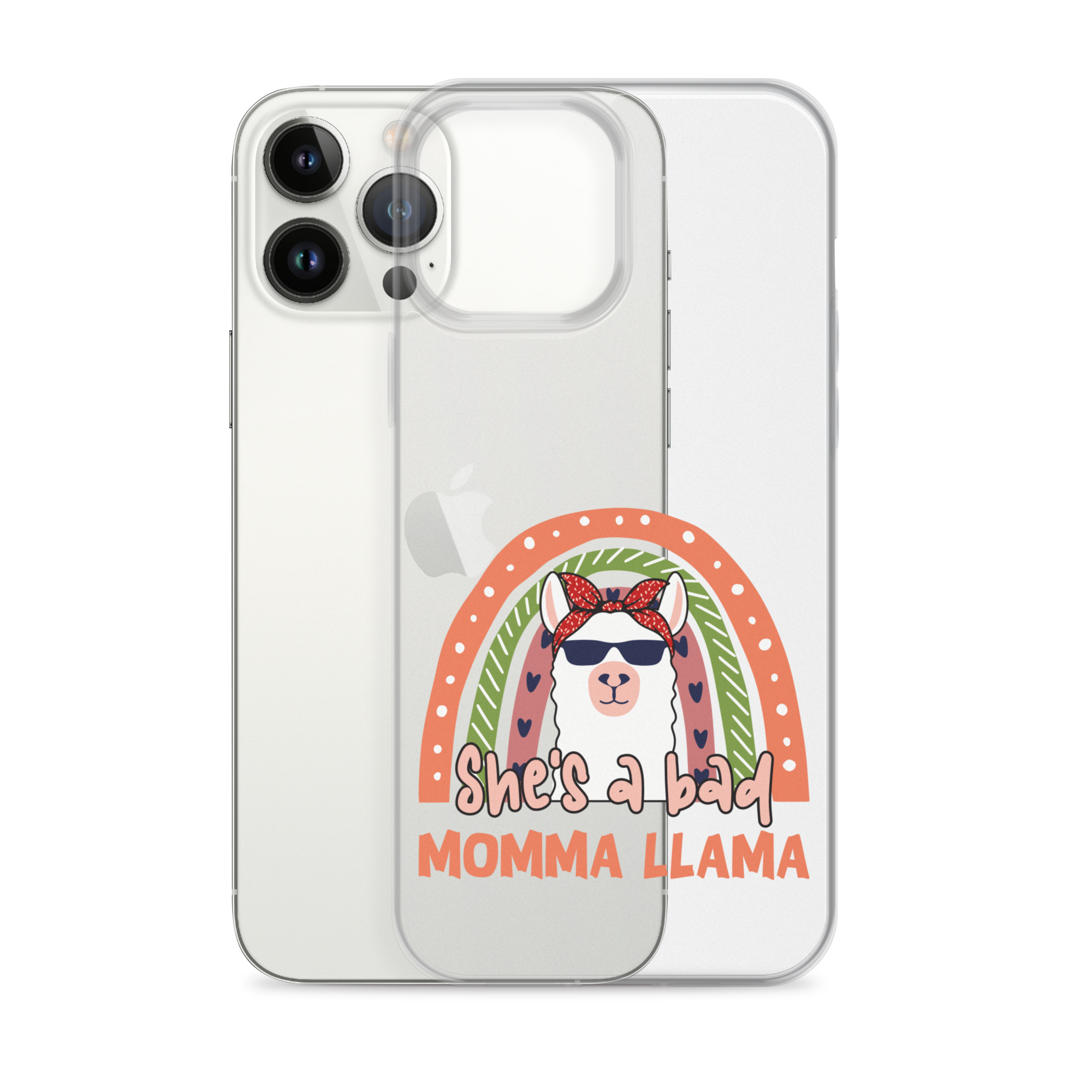 She's A Bad Momma Llama Clear Case for iPhone®