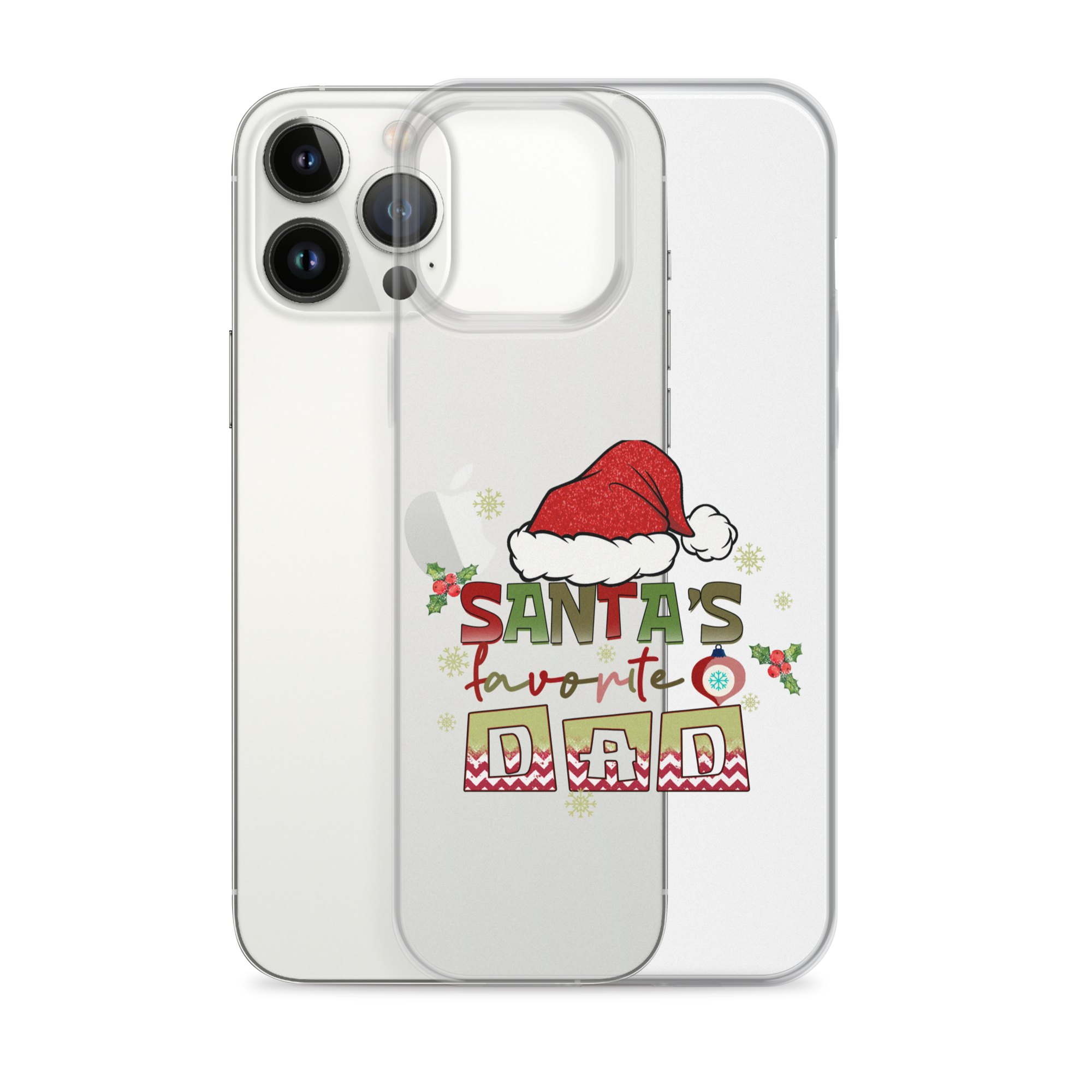 Santa's Favorite Dad Clear Case for iPhone®