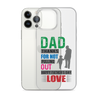 Dad Thanks For Not Pulling Out, Happy Father's Day, Love  Clear Case for iPhone®