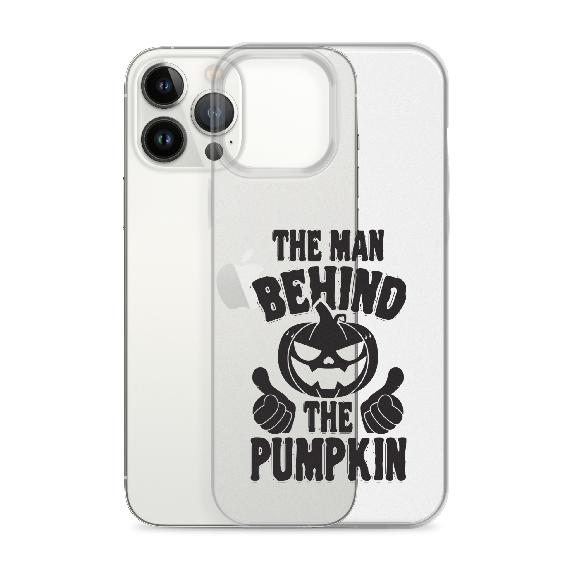 The Man Behind The Pumpkin Clear Case for iPhone®