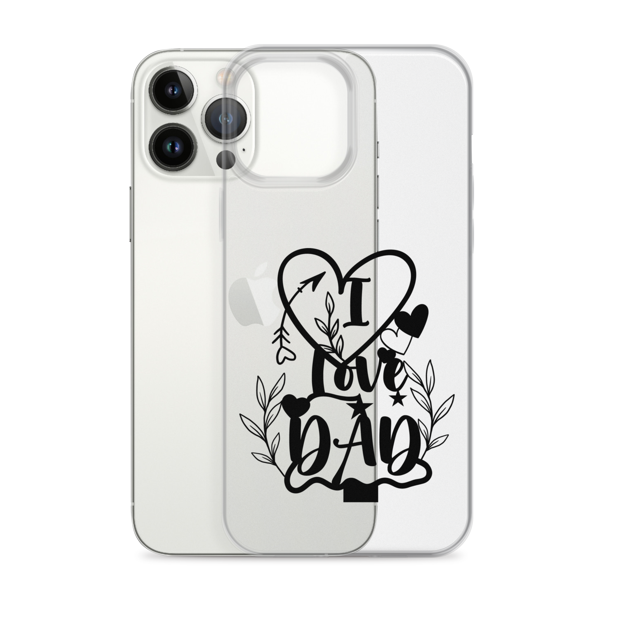 I Love Dad Clear Case for iPhone®