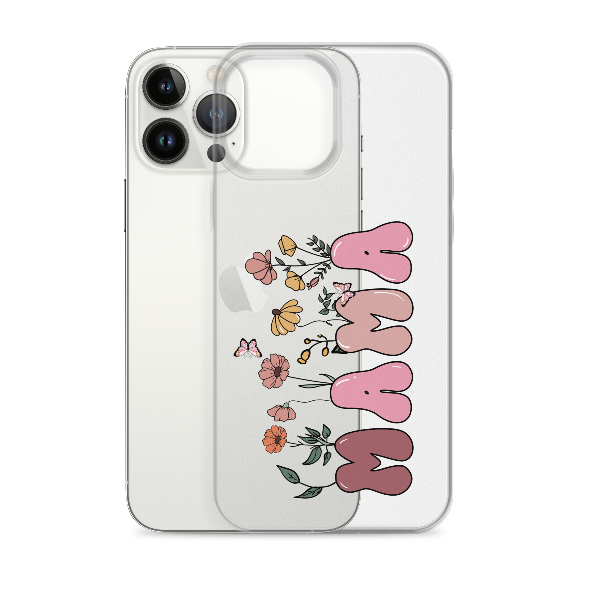 Floral Mama Clear Case for iPhone®