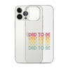 Dad To Be Clear Case for iPhone®