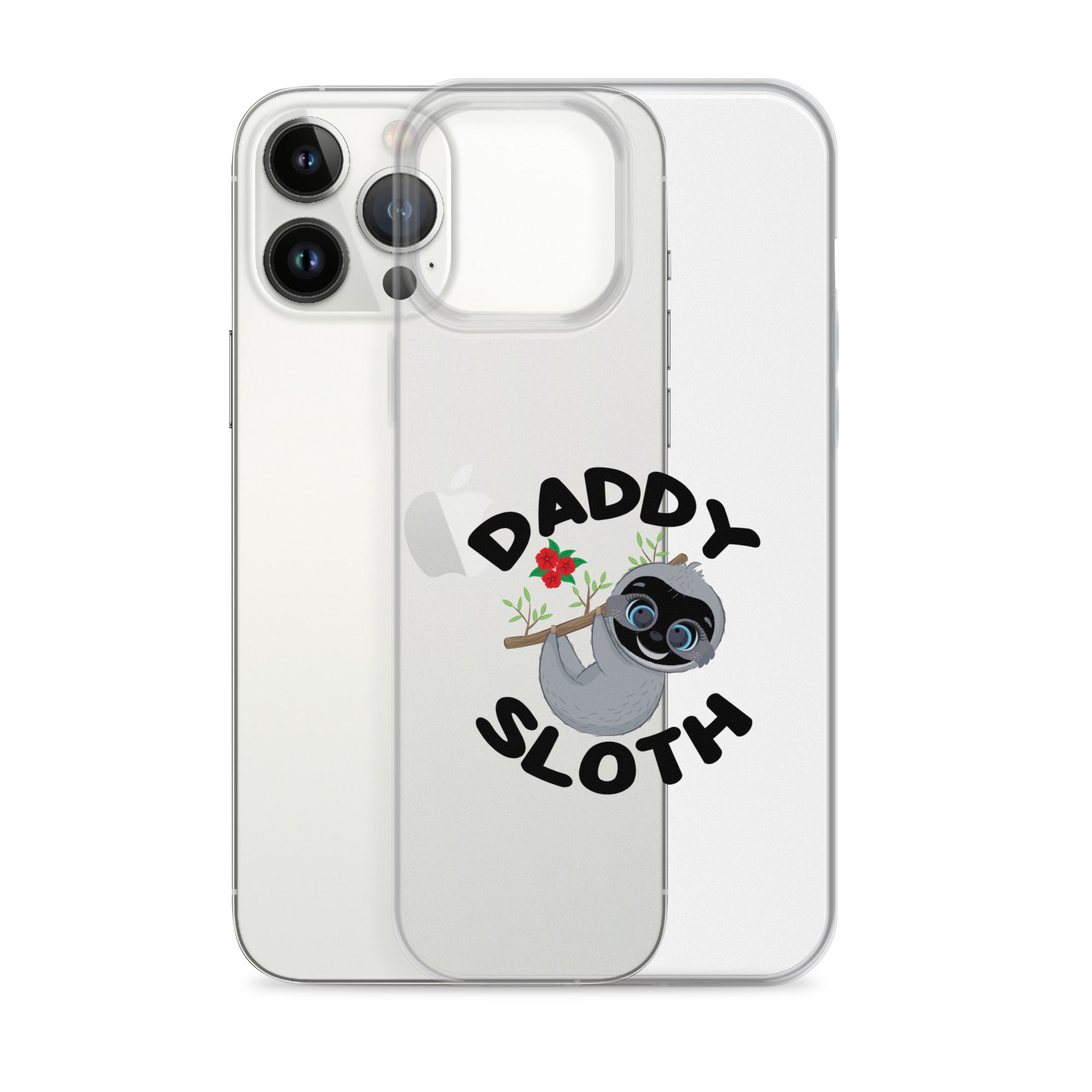 Daddy Sloth Clear Case for iPhone®