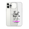 Just Want to Tell You A Secret I'm Pregnant Clear Case for iPhone®