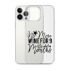 No More Wine For 9 Months Clear Case for iPhone®