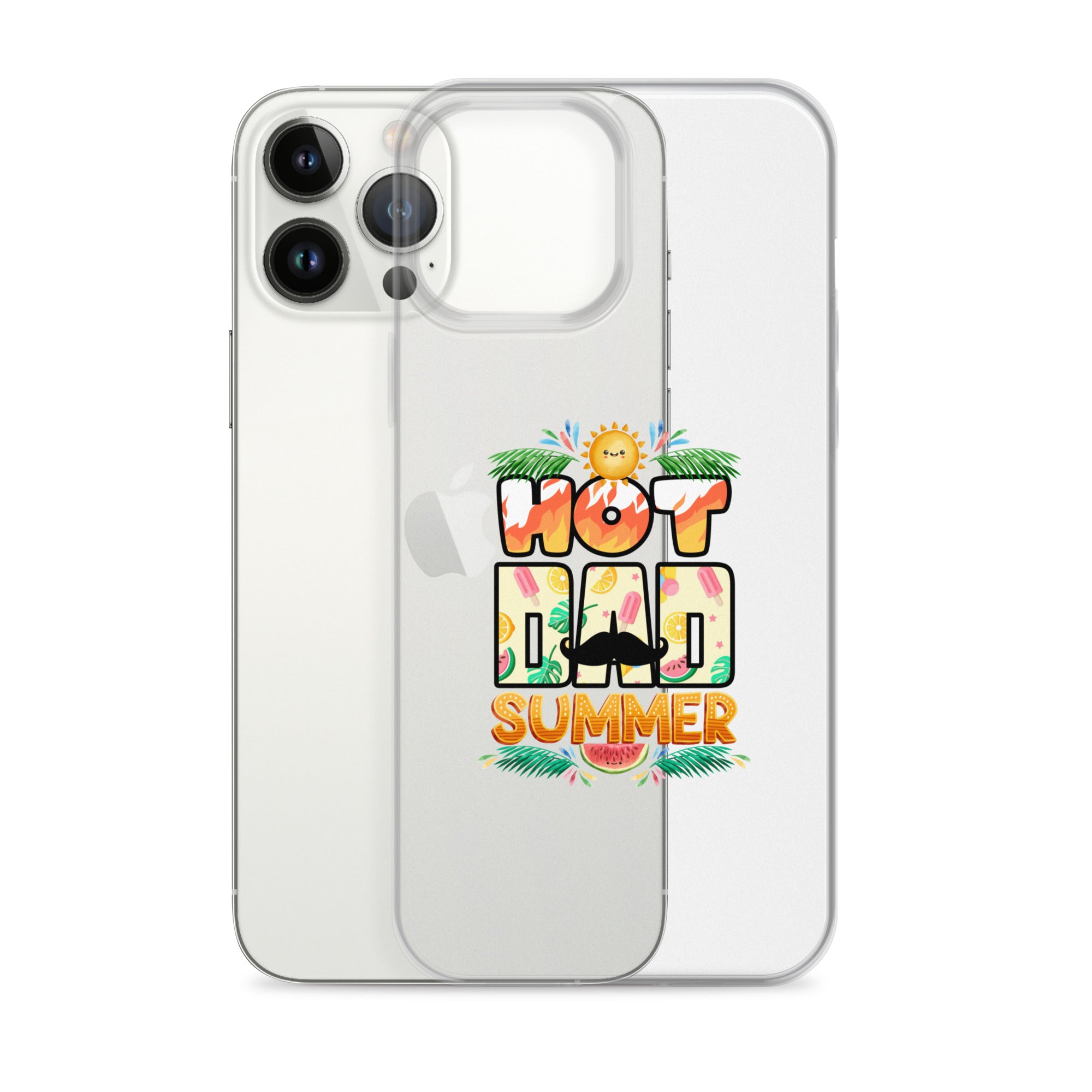 Hot Dad Summer Clear Case for iPhone®