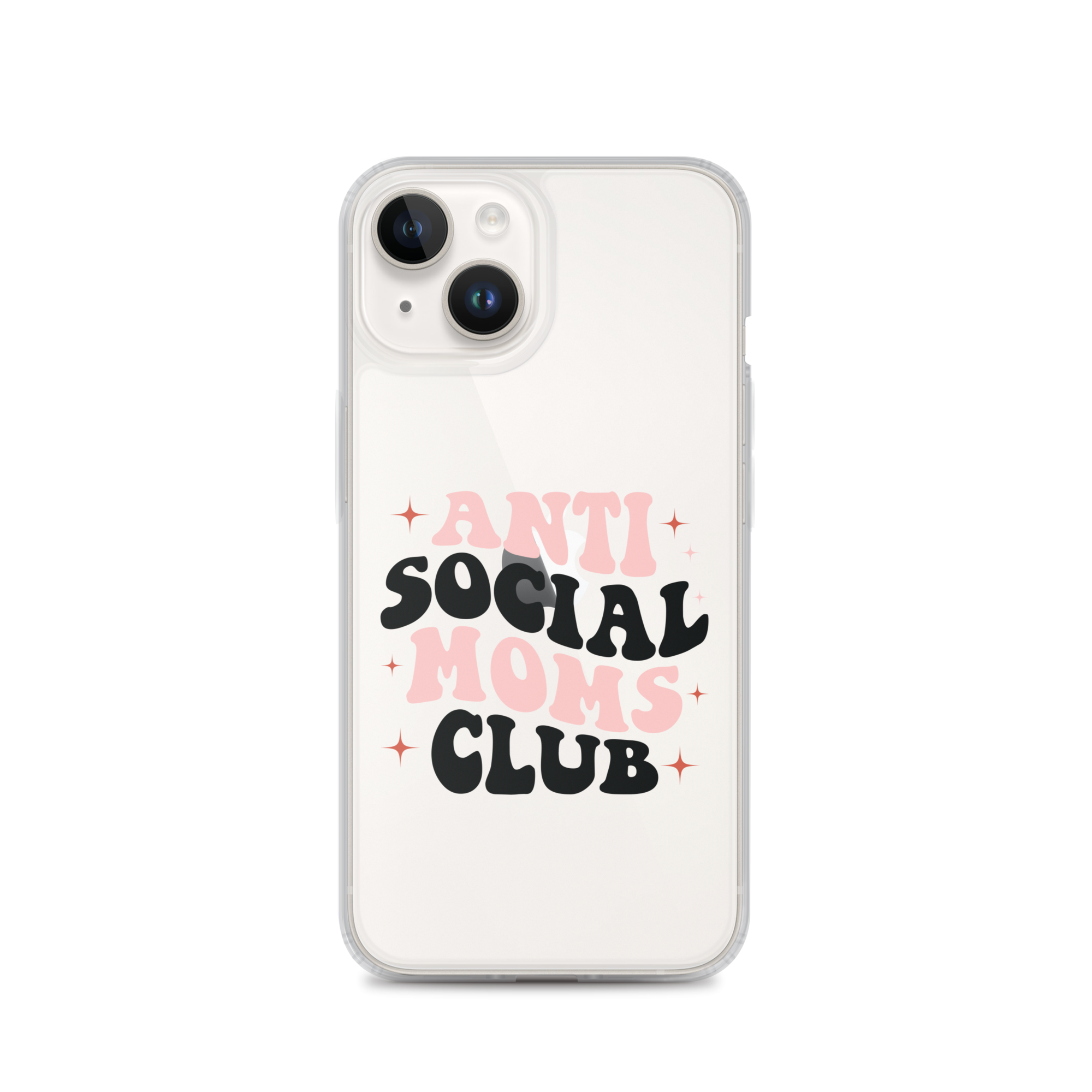 Anti Social Moms Club Clear Case for iPhone®