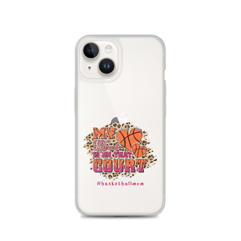 My Heart Is On That Court Clear Case for iPhone®