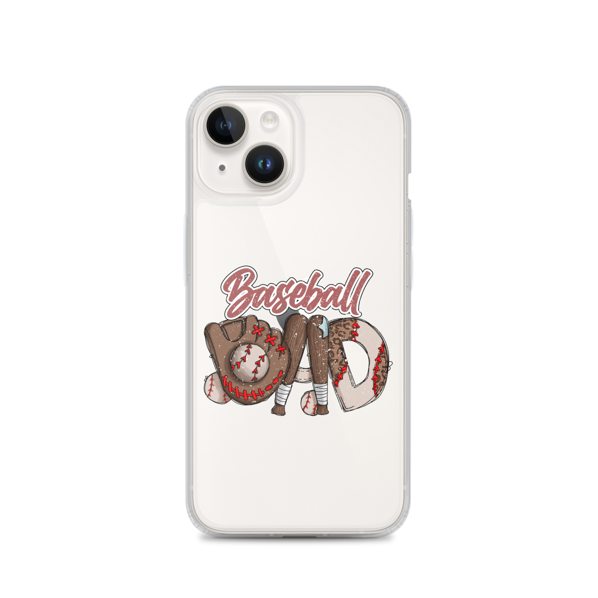 Baseball Dad Clear Case for iPhone®