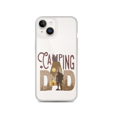 Camping Dad Clear Case for iPhone®