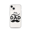 Dad Cowboy Clear Case for iPhone®