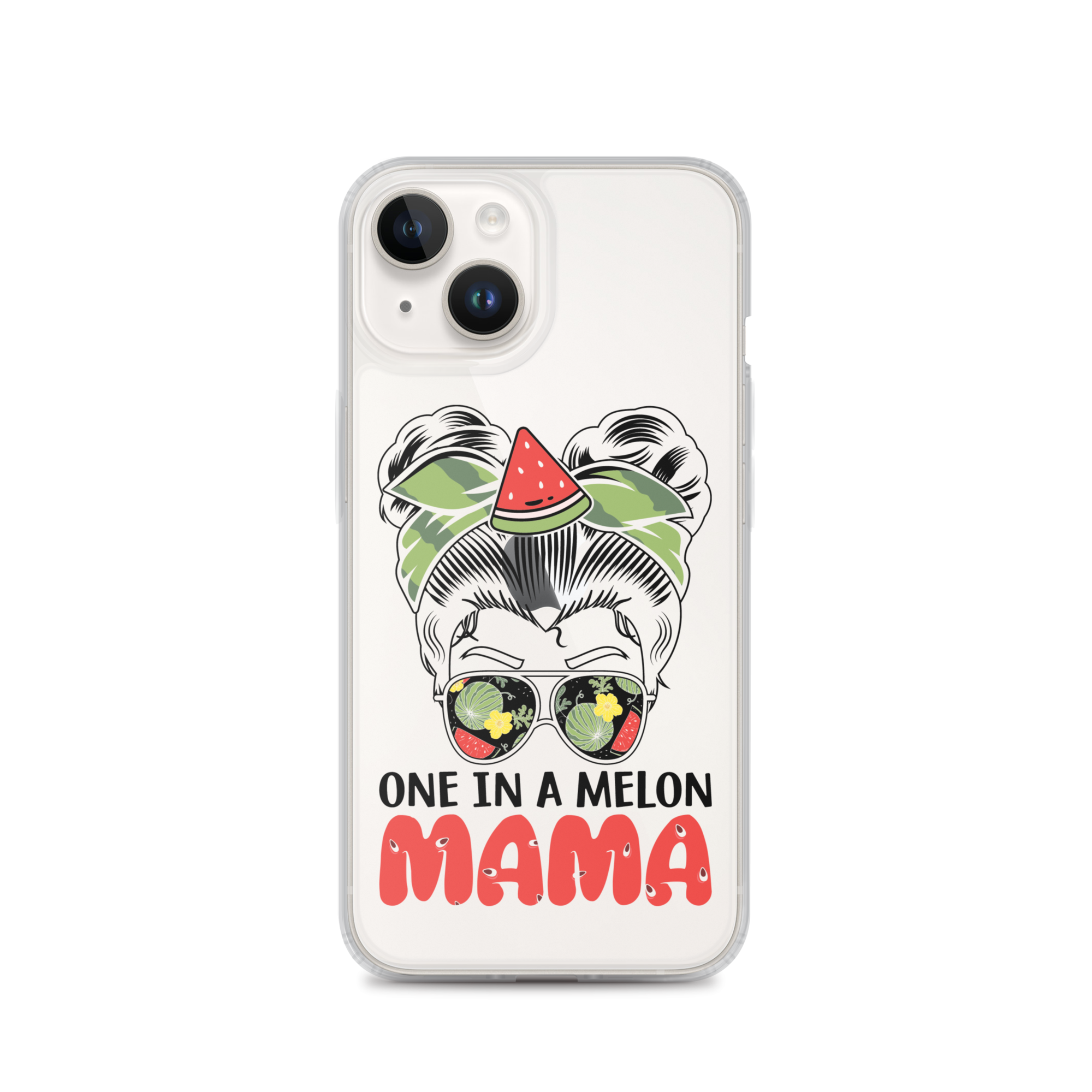 One In A Melon Mama Clear Case for iPhone®