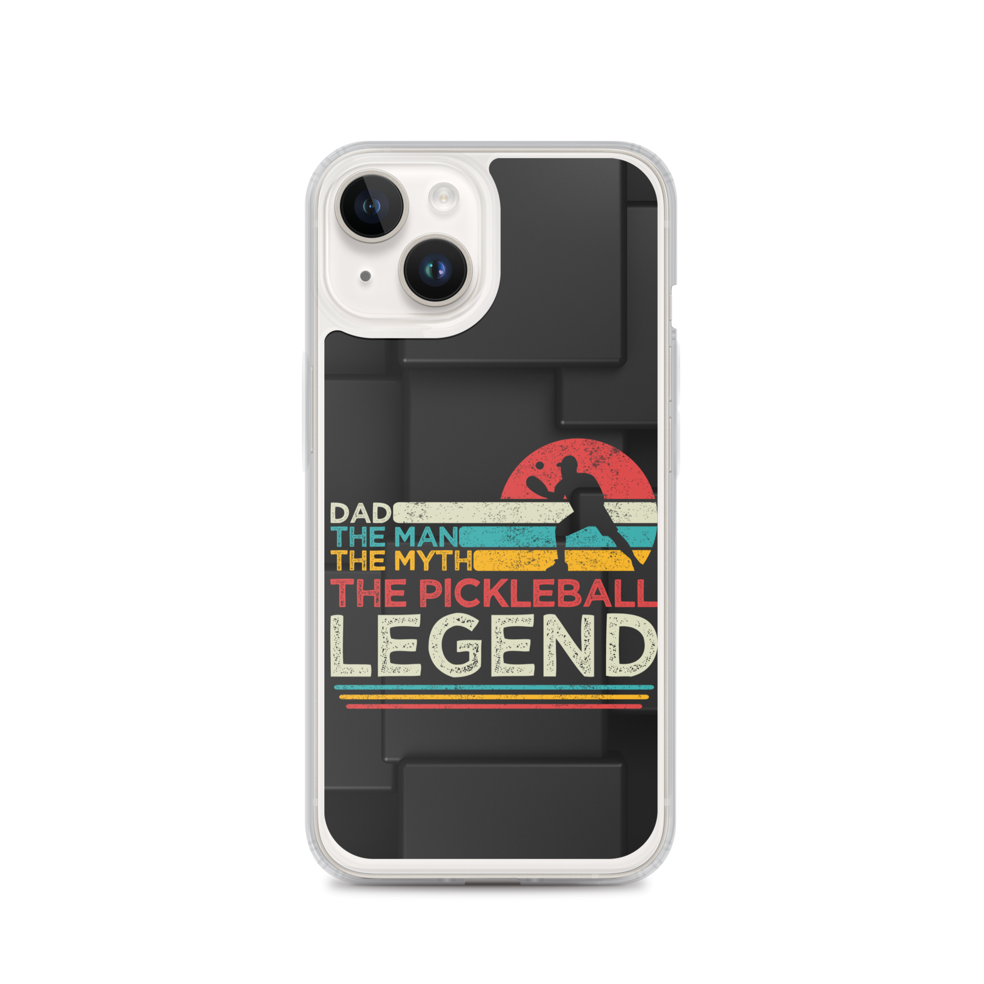 Dad The Man The Myth The Pickleball Legend Clear Case for iPhone®